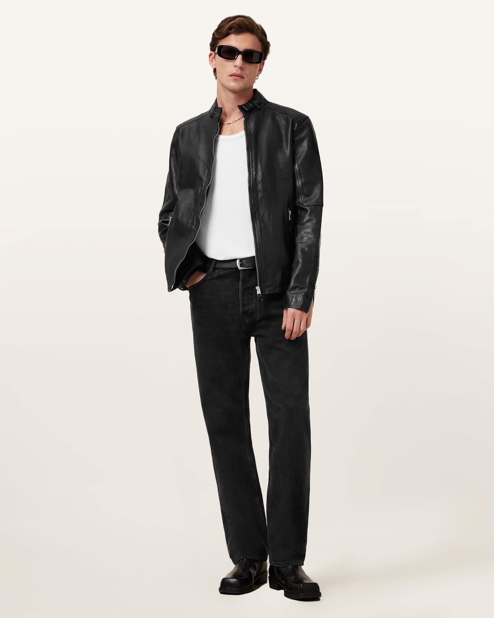 Cora Leather Jacket Product Image