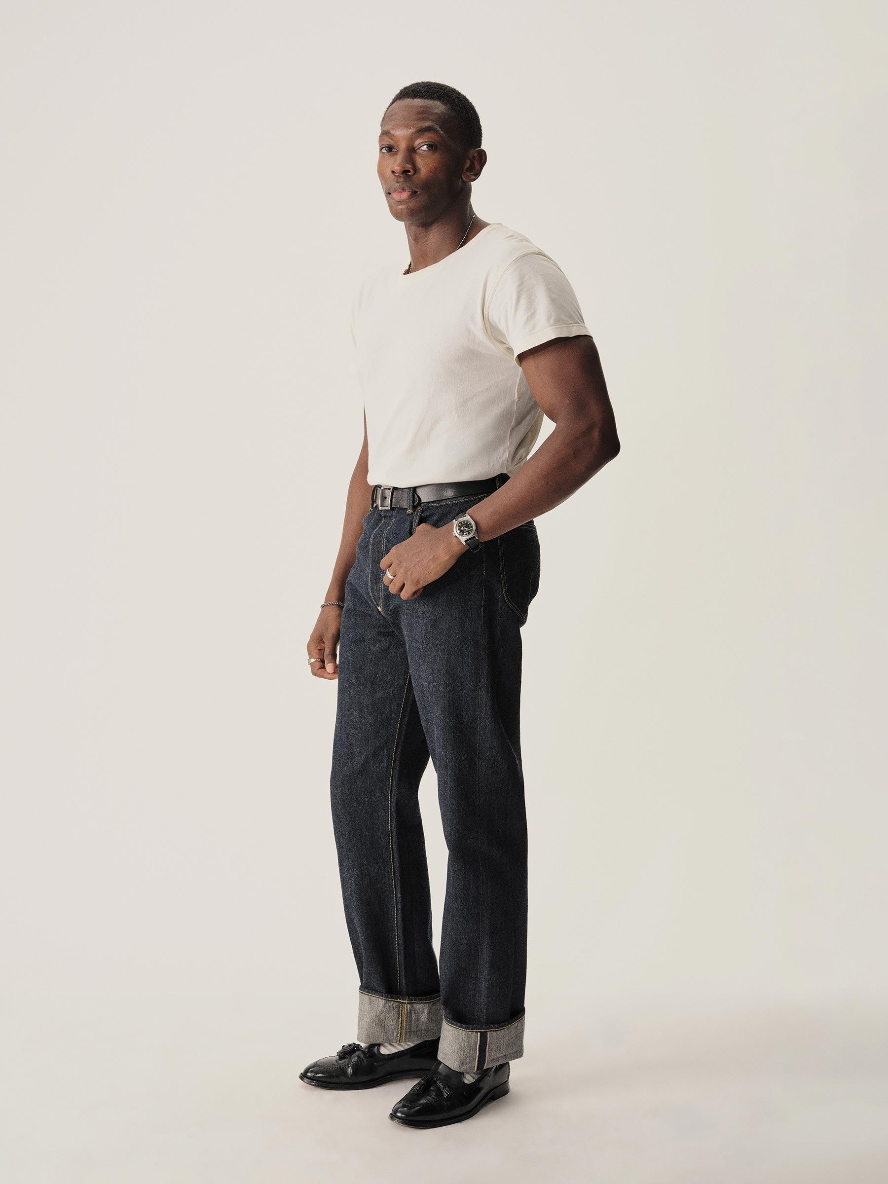 Lee X Buck Mason D018 Loomstate Selvedge 101B Jean Product Image