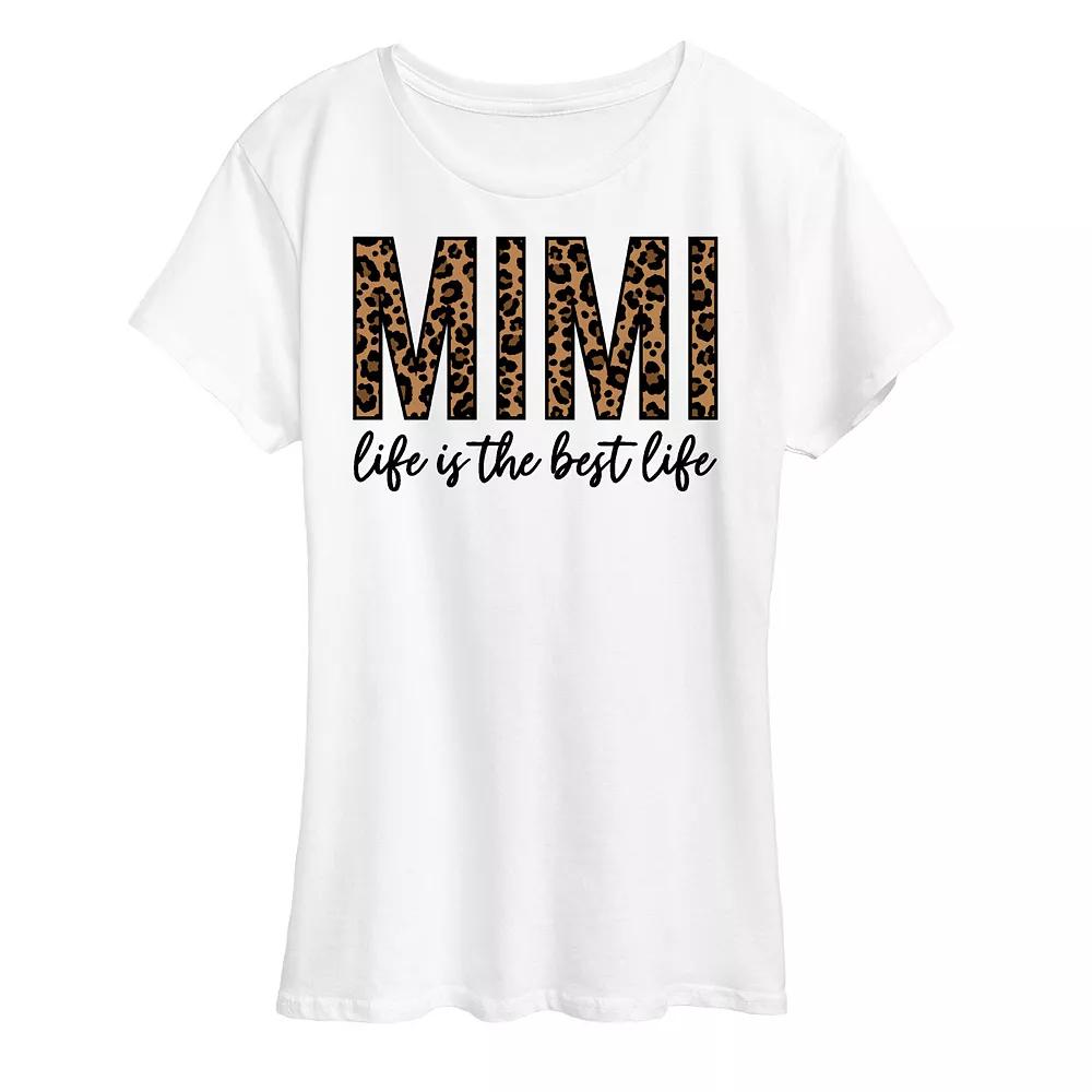 Women's Mimi Life Is The Best Life Graphic Tee,  Product Image