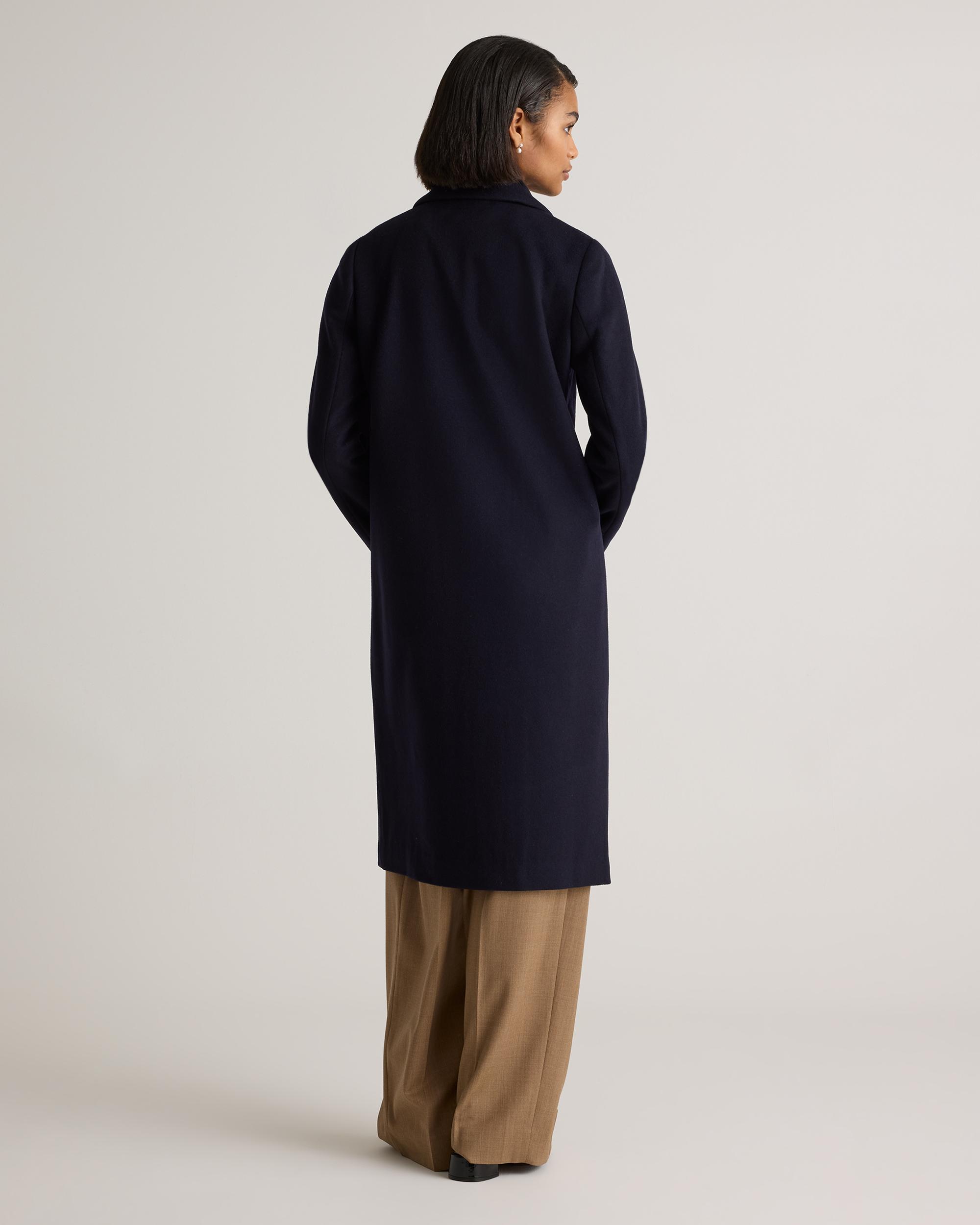 Quince | Women's Italian Wool Classic Single-Breasted Coat Size XS, Wool/Nylon Product Image