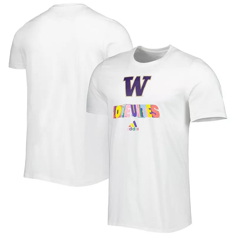 Men's adidas White Washington Huskies Pride Fresh T-Shirt, Size: XL Product Image