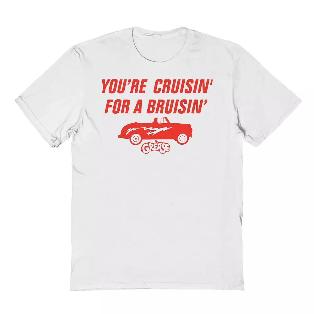 Men's Cruisin For A Bruisin Graphic Tee, Size: Small, White Product Image