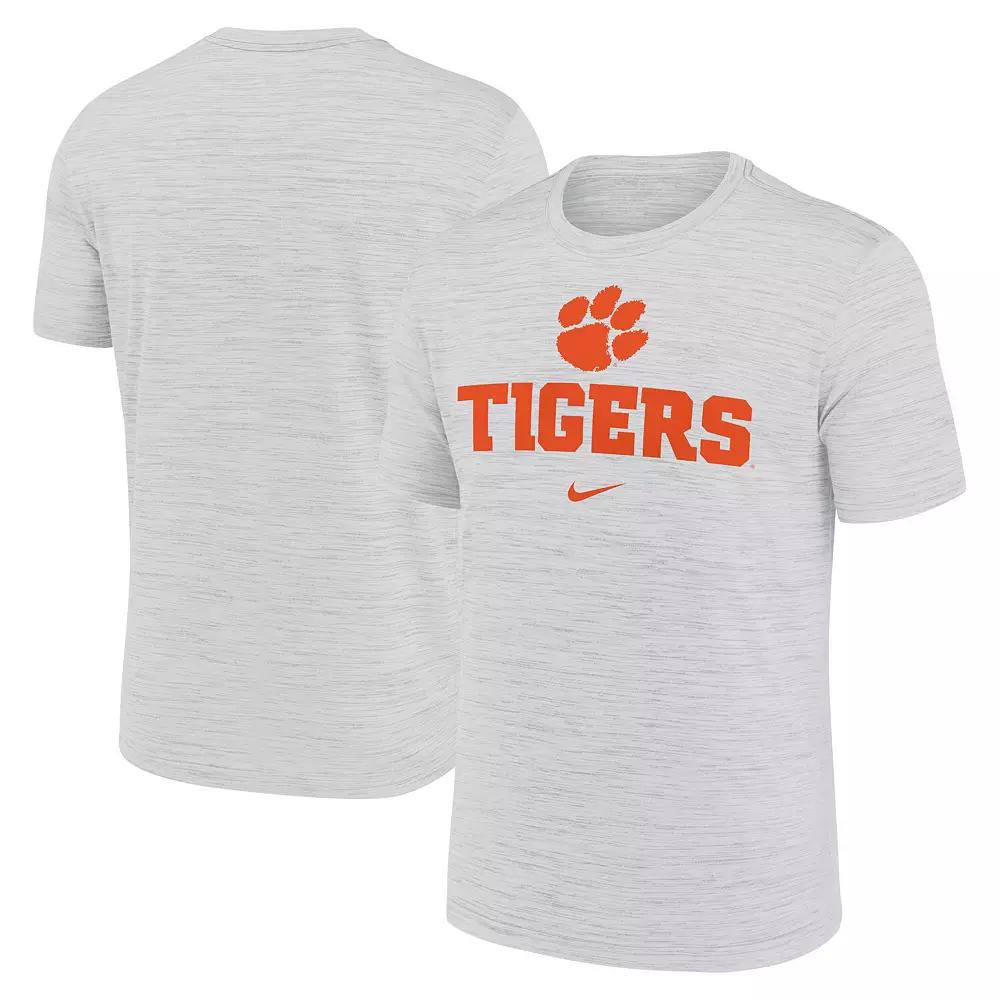Men's Nike White Clemson Tigers Primetime Velocity T-Shirt,  Product Image