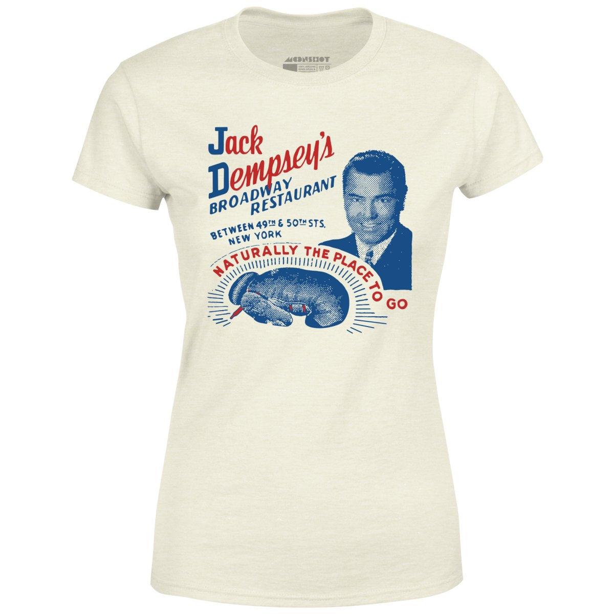 Jack Dempsey's v1 - Manhattan, NY - Vintage Restaurant - Women's T-Shirt Female Product Image