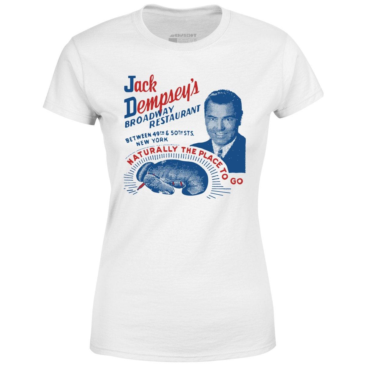 Jack Dempsey's v1 - Manhattan, NY - Vintage Restaurant - Women's T-Shirt Female Product Image