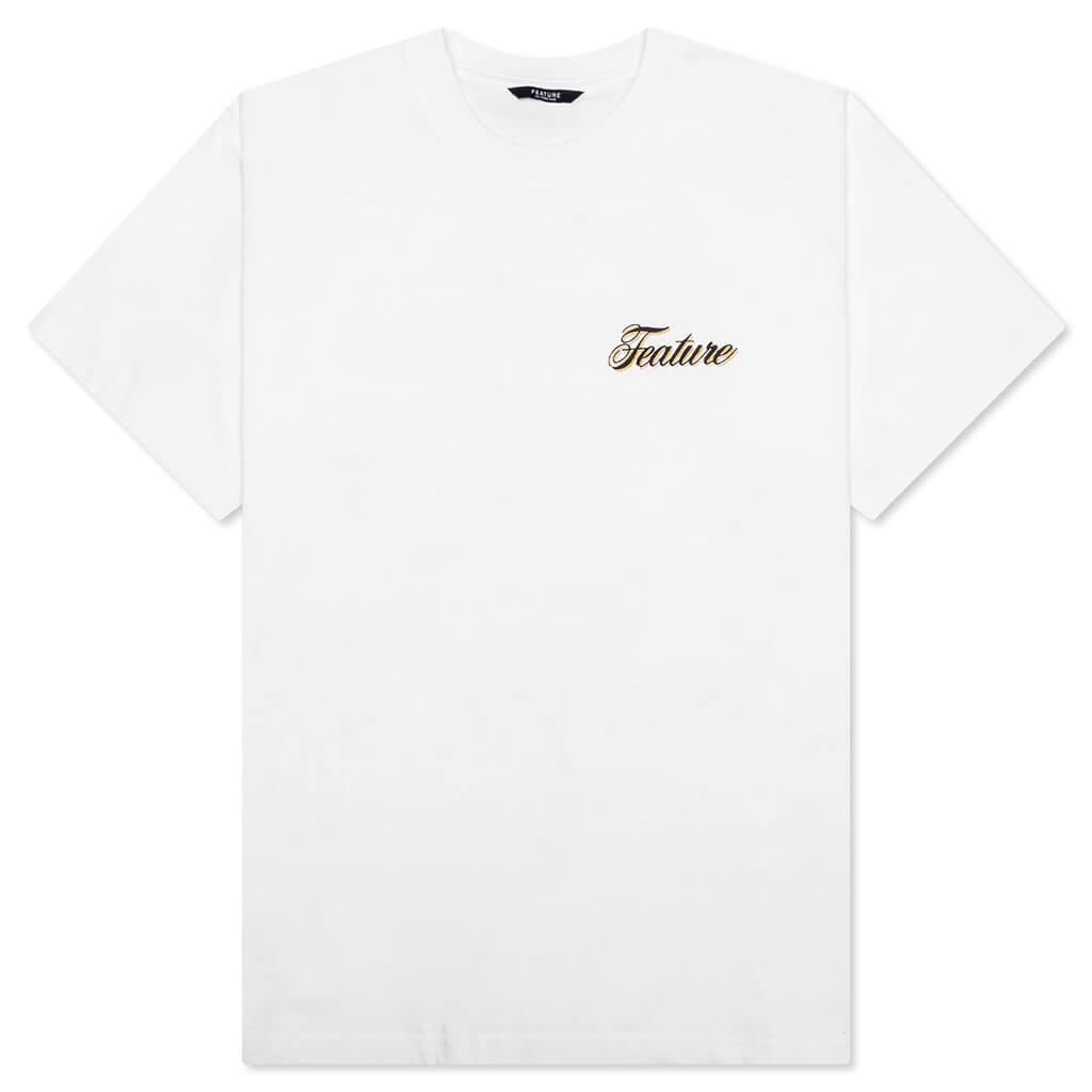 FEATURE x Los Angeles Lakers Airbrush Tee - White Male Product Image