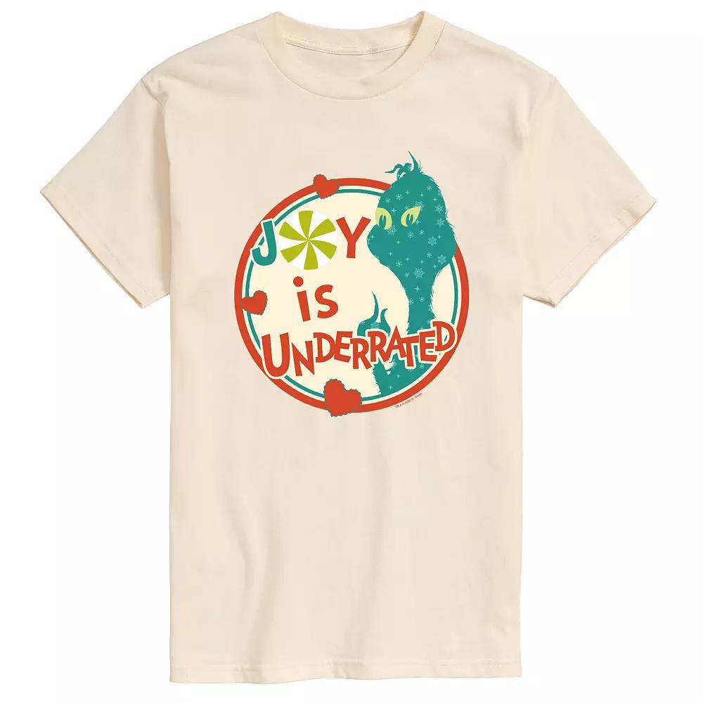 Men's Dr. Seuss The Grinch Joy Is Underrated Graphic Tee,  Product Image