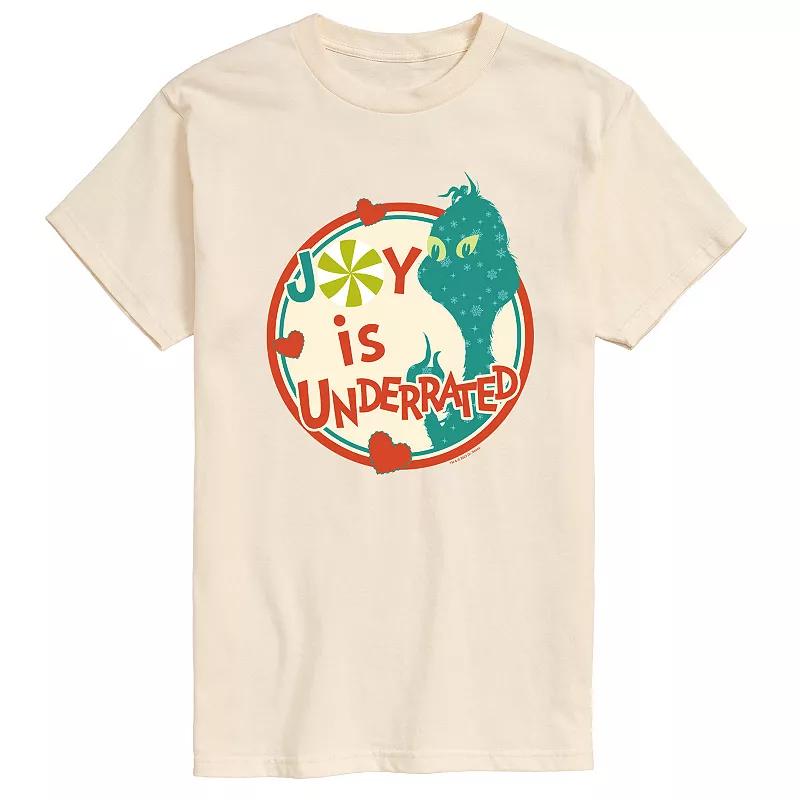 Men's Dr. Seuss The Grinch Joy Is Underrated Graphic Tee,  Product Image