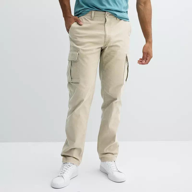 Men's Sonoma Goods For Life® Canvas Cargo Pants, Size: 40 X 32, Brown Product Image