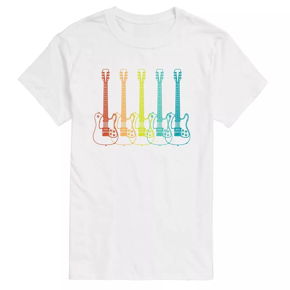 Big & Tall Guitar Lineup Graphic Tee, Men's,  Product Image
