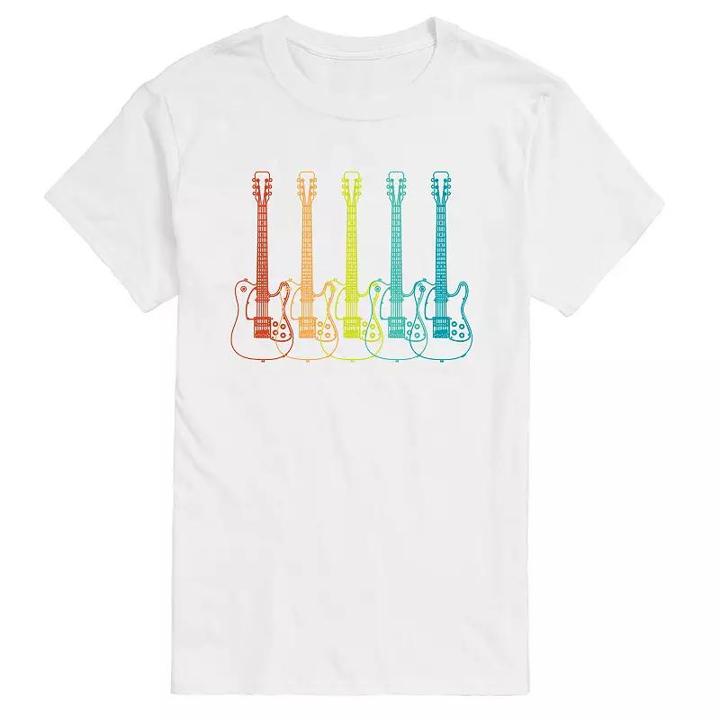 Big & Tall Guitar Lineup Graphic Tee, Men's,  Product Image
