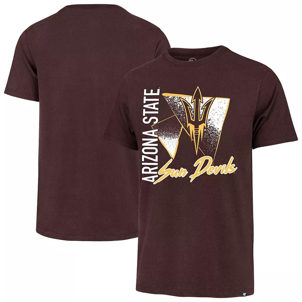 Men's '47 Maroon Arizona State Sun Devils Side Arm Franklin T-Shirt,  Product Image