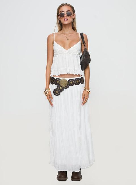 To Ones Liking Top White Product Image