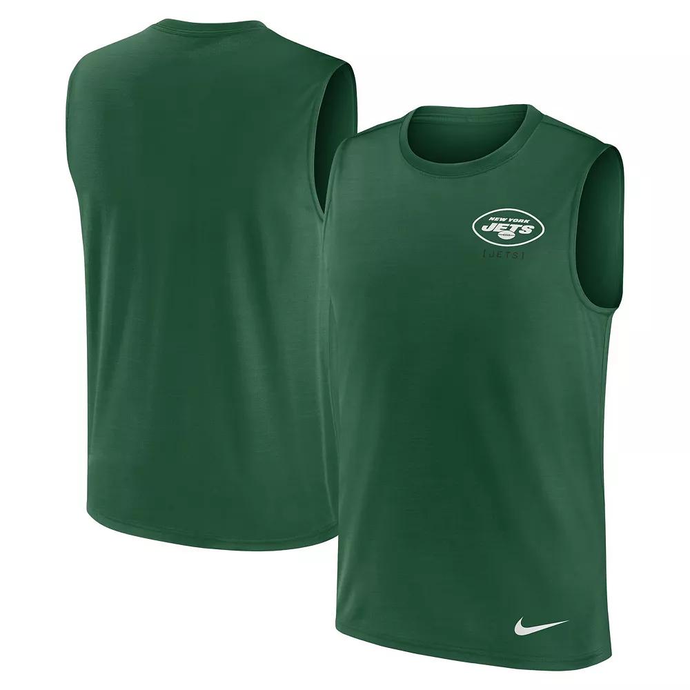 Men's Nike Green New York Jets Muscle Tank Top,  Product Image
