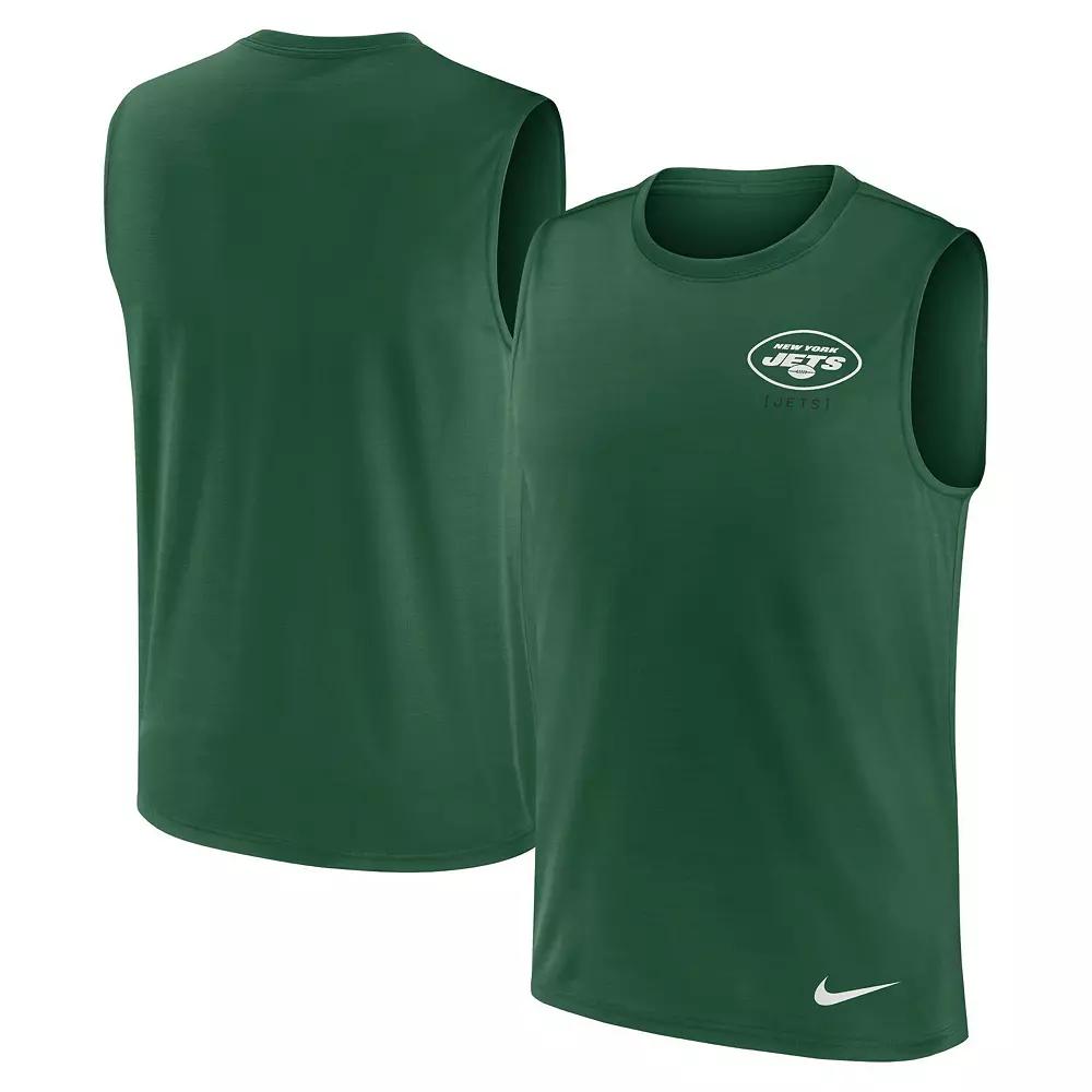 Men's Nike Green New York Jets Muscle Tank Top,  Product Image
