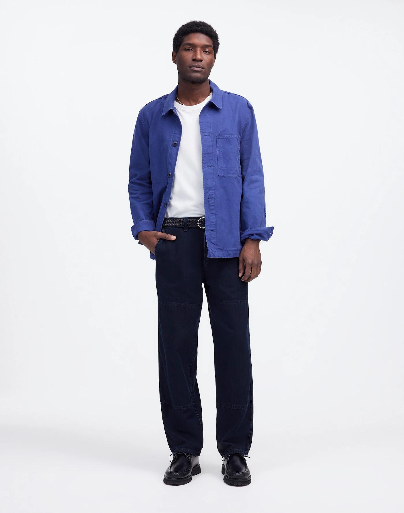 The Utility Pant in Indigo-Dyed Canvas Product Image