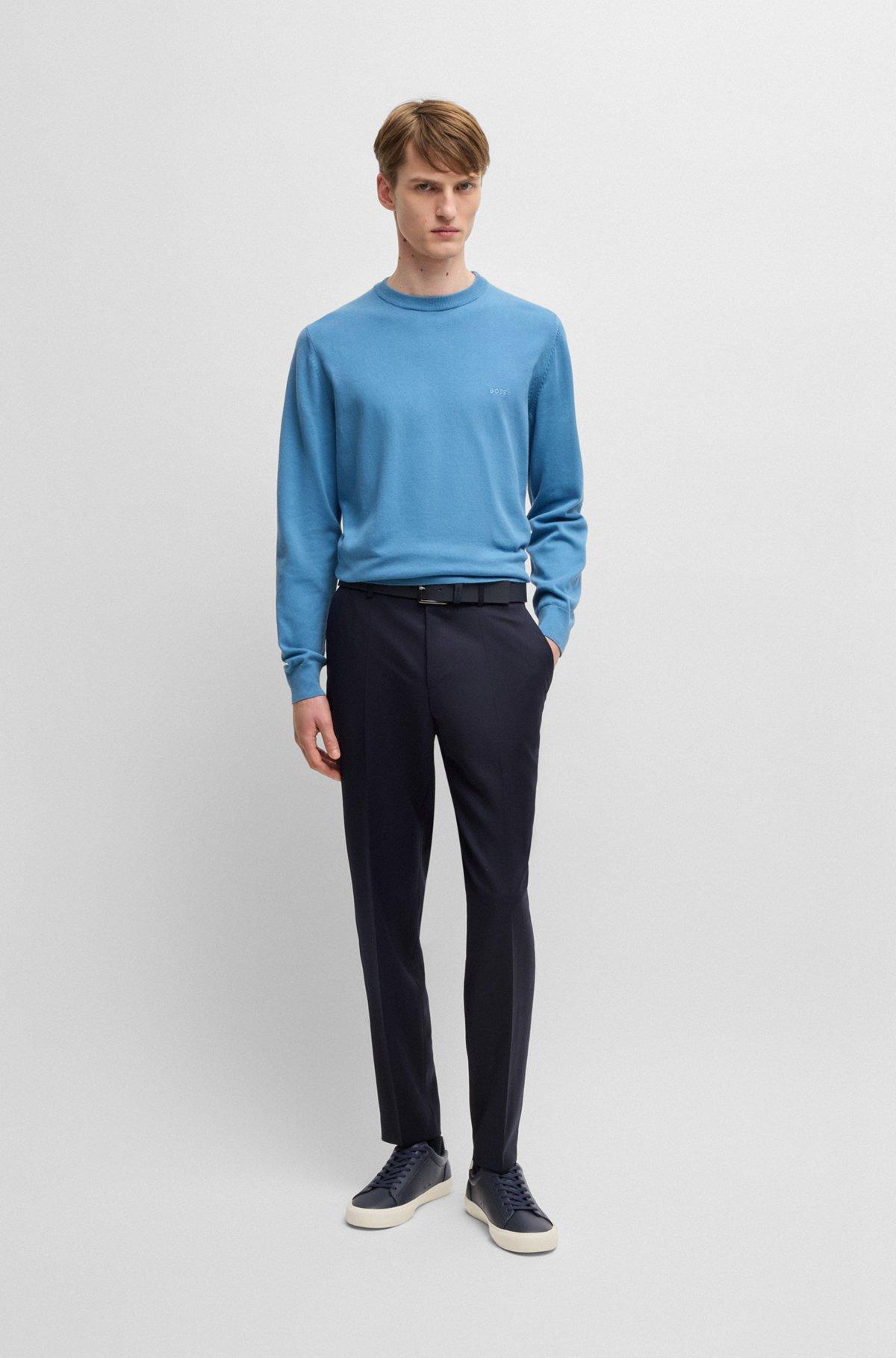 Faux-leather trainers with contrast backtab Product Image