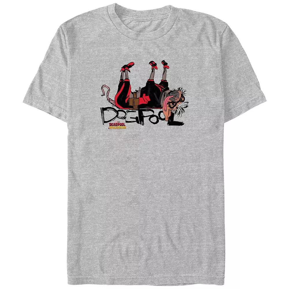 Big & Tall Marvel Deadpool & Wolverine Dogpool Upside Down Graphic Tee, Men's,  Product Image