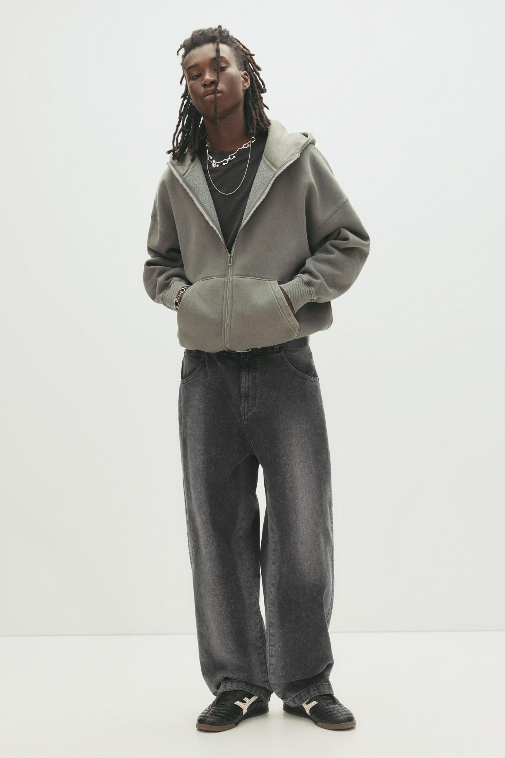 Loose baggy spray jeans Product Image
