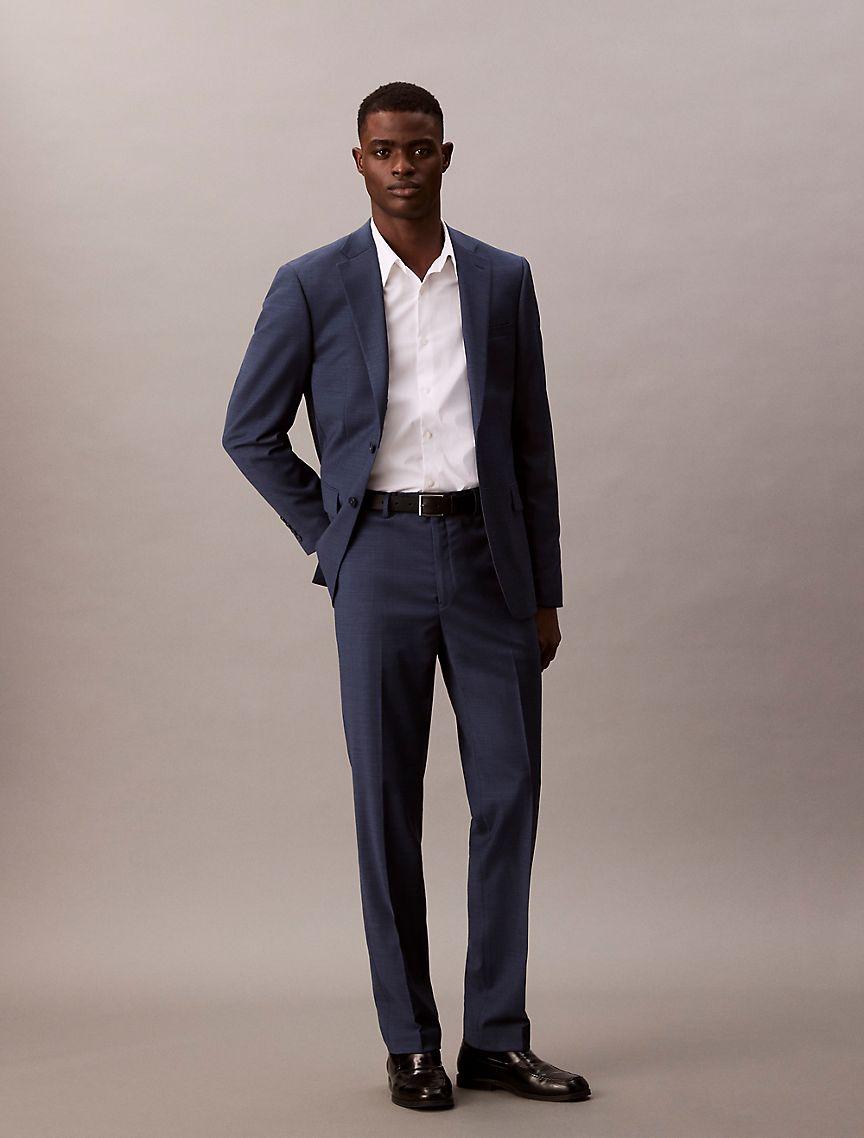 Calvin Klein Mens Slim Fit Suit Pants Product Image