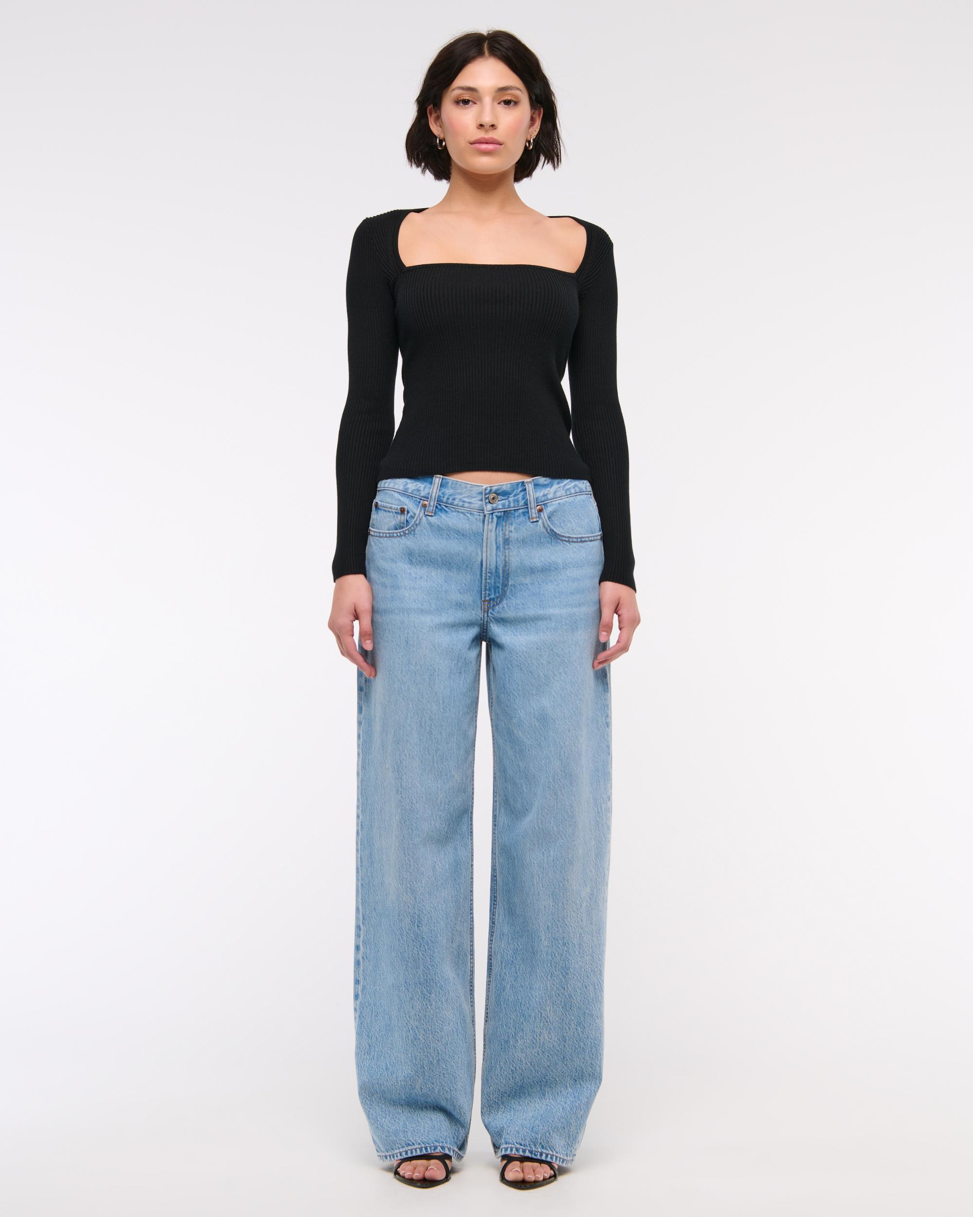 Low Rise Ultra Loose Jean Product Image