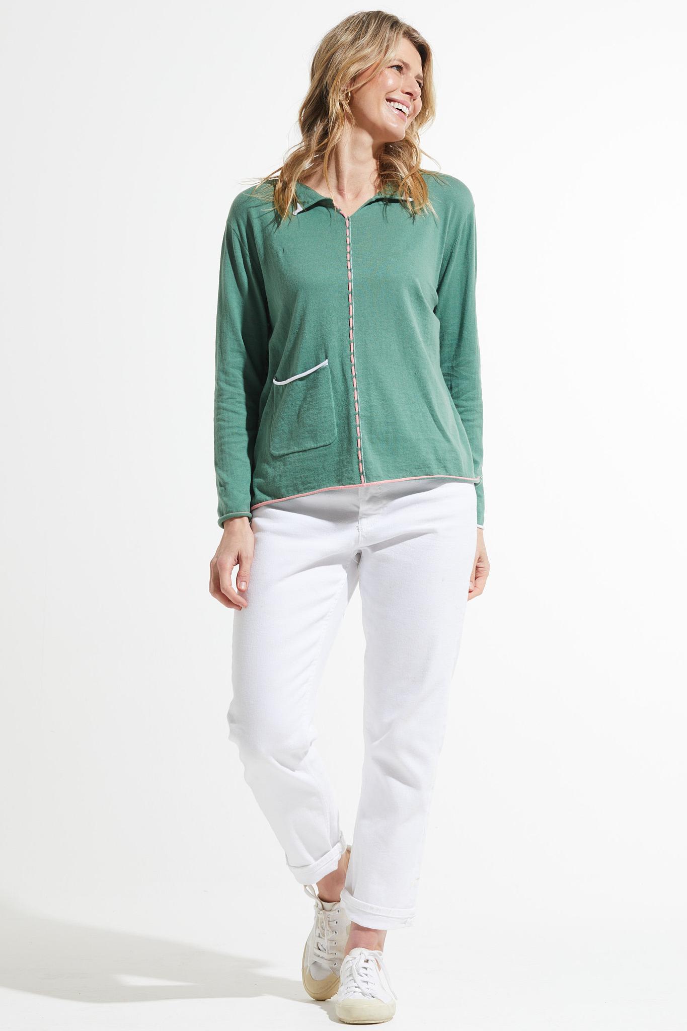 Zaket and Plover Thread Detail Sweater Product Image