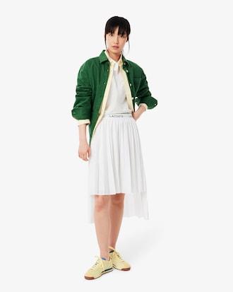 Women's Asymmetric Pleated Midi Skirt Product Image