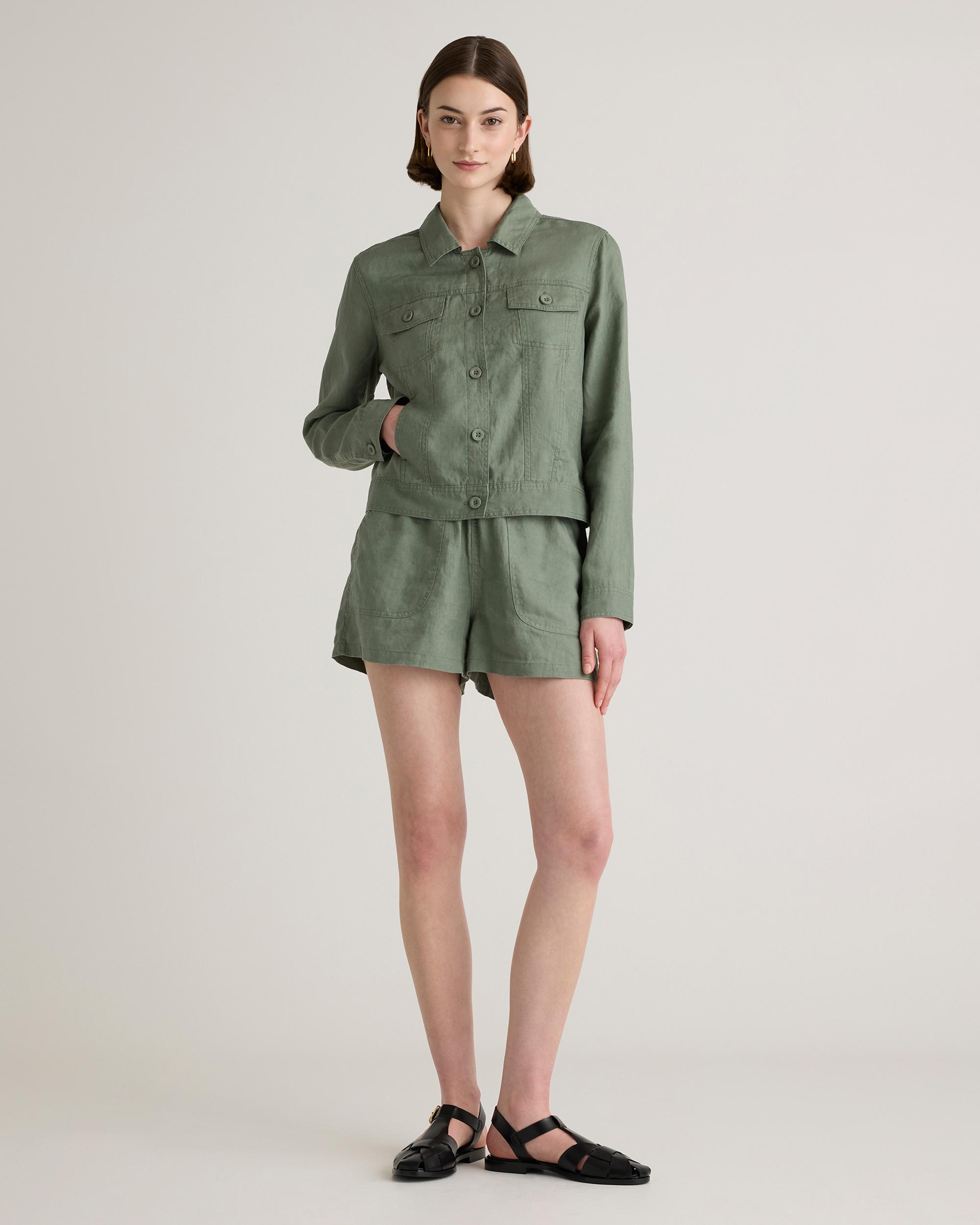 Quince | Women's 100% European Linen Jacket Product Image