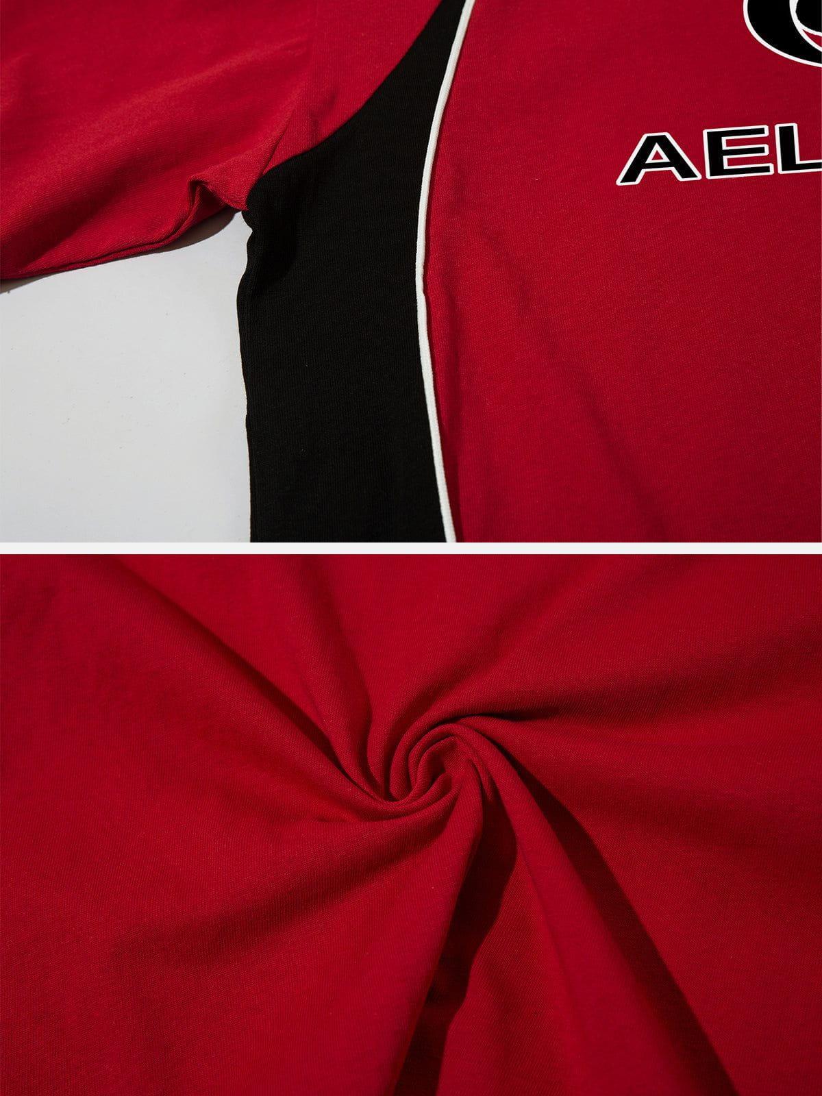 Aelfric Eden Contrast Color Stripe Soccer Jersey Product Image