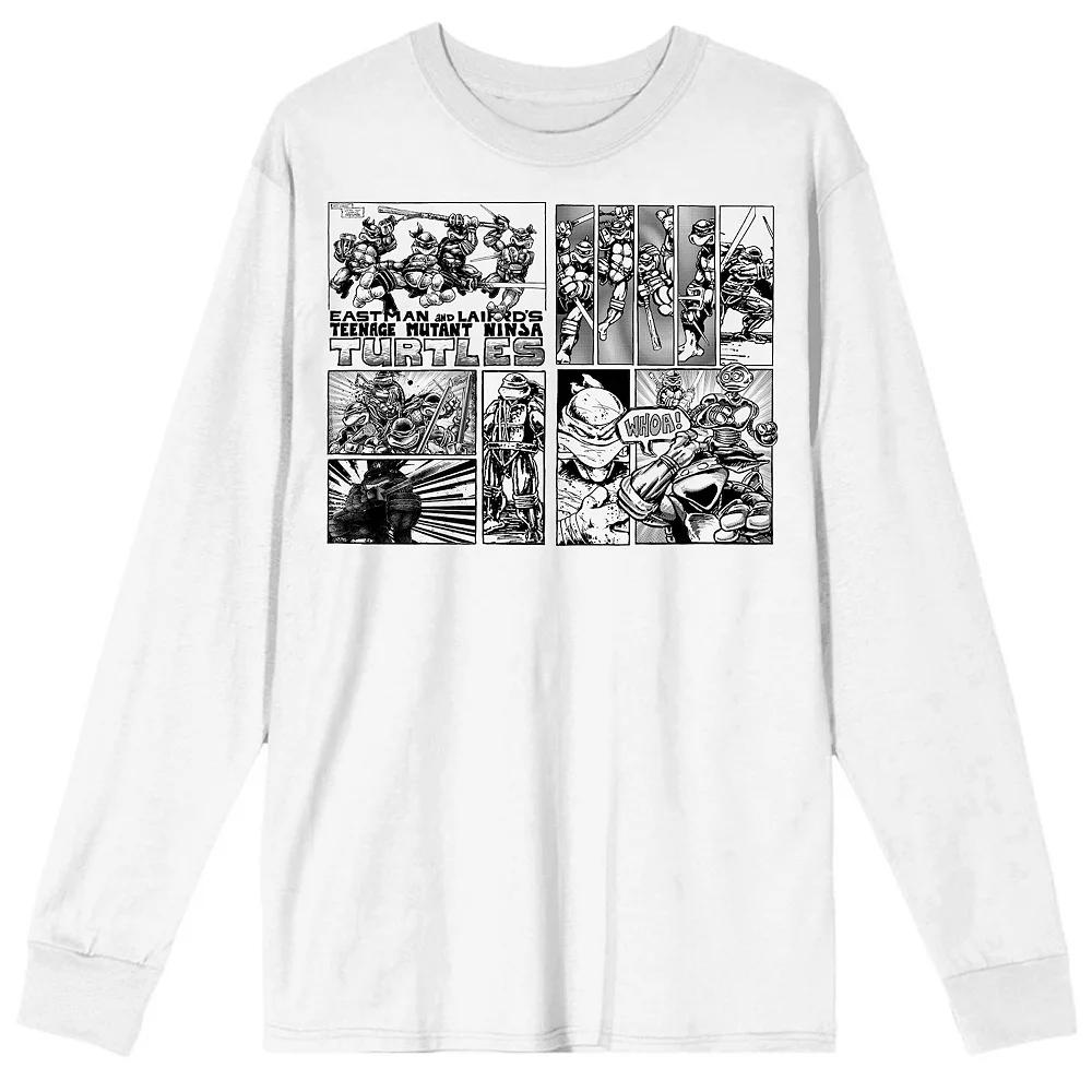 Men's Teenage Mutant Ninja Turtles Comic Origins Comic Art Long Sleeve Graphic Tee,  Product Image