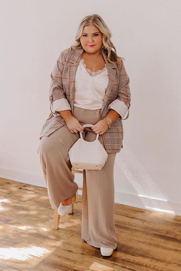 The Issey Plaid Blazer Curves Product Image