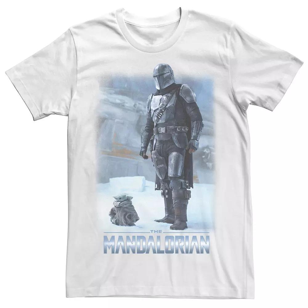 Big & Tall Star Wars: The Mandalorian & The Child Icy Portrait R12 Tee, Men's,  Product Image