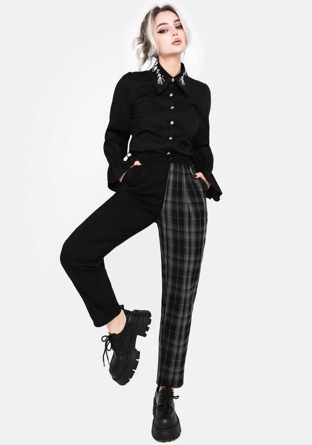 Checkmate High Waist Tapered Trousers Product Image