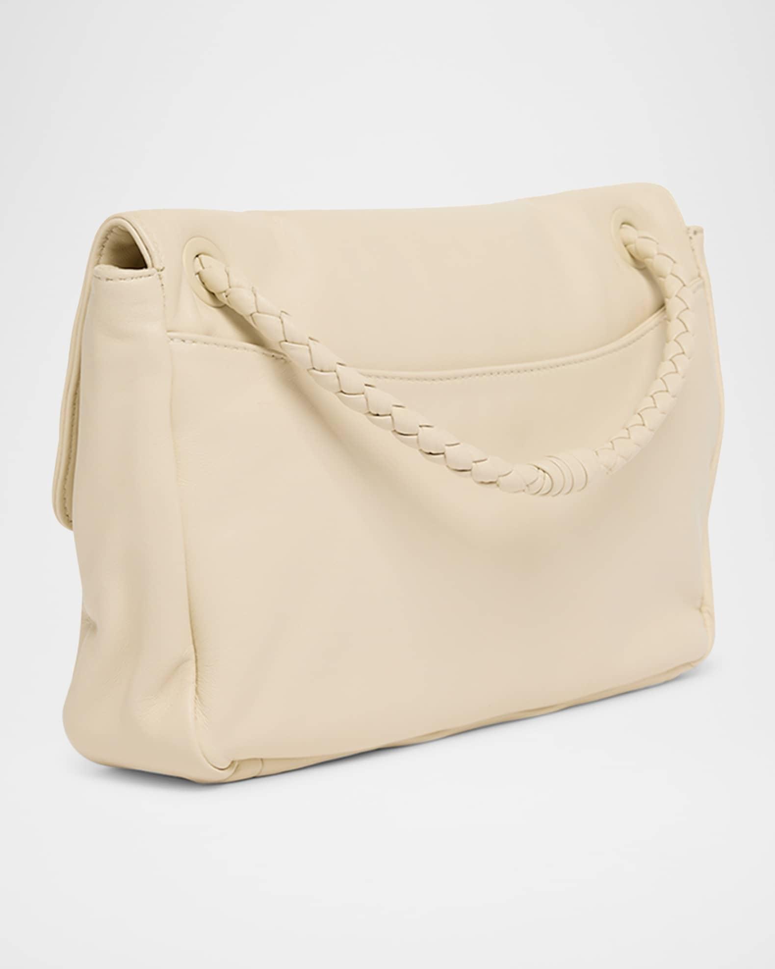 Knot Flap Leather Shoulder Bag Product Image