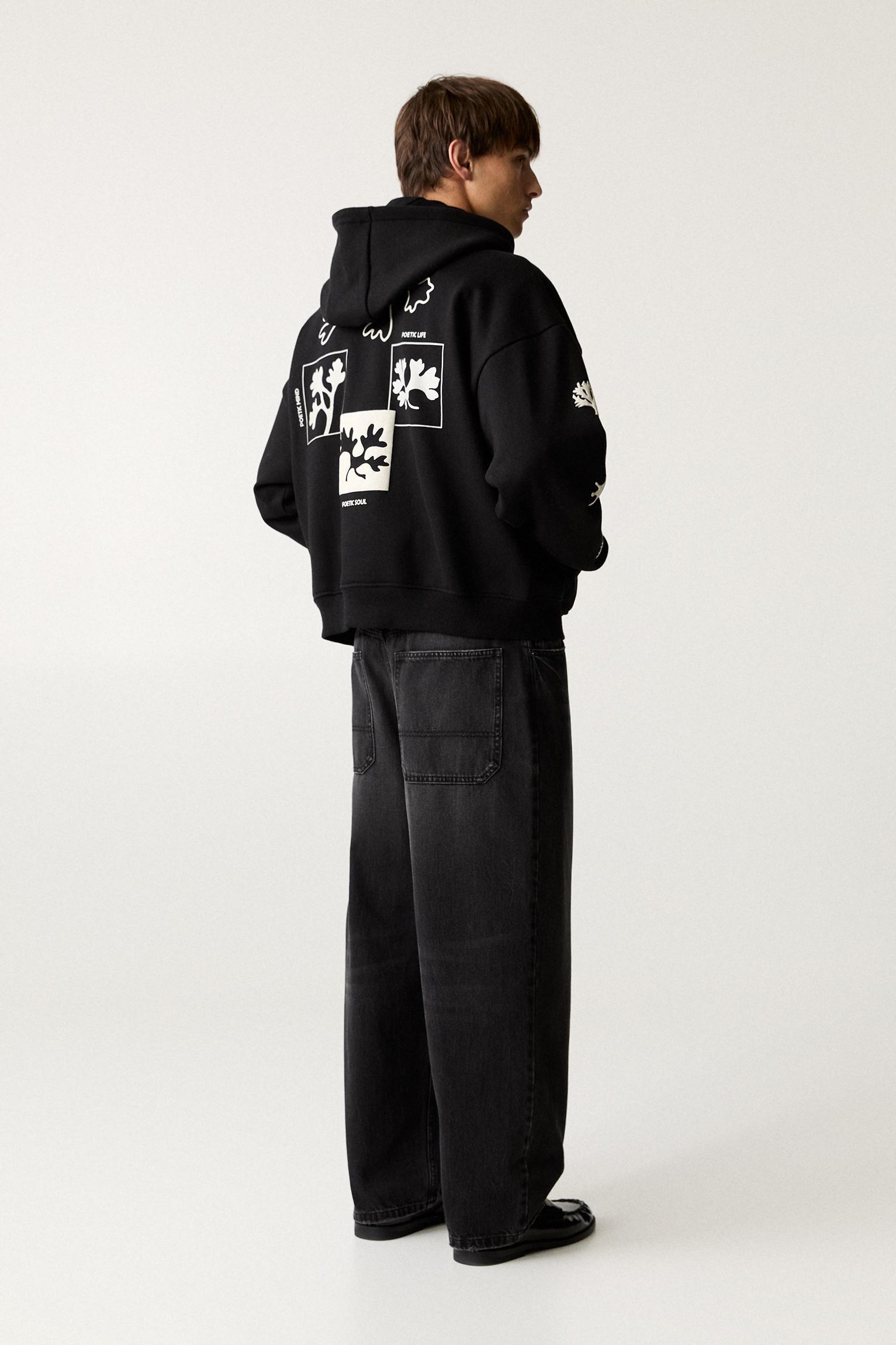 Boxy hooded sweatshirt Product Image