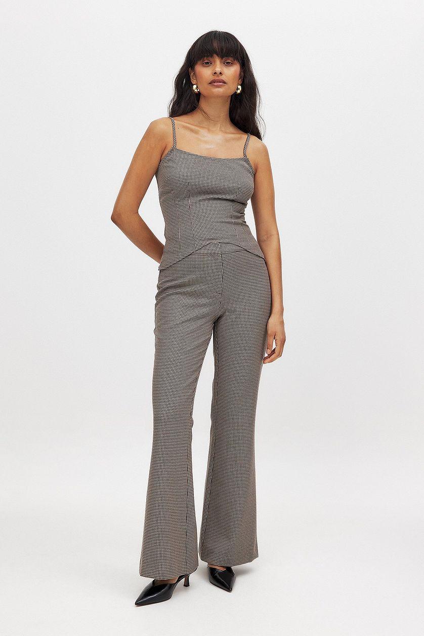 Curved Hem Strap Corset Product Image