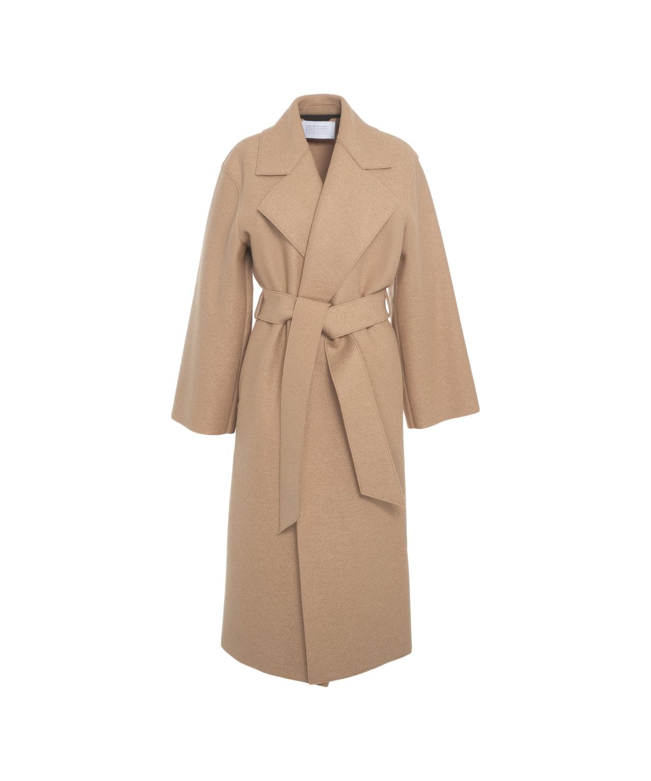 Coat with waist belt Product Image