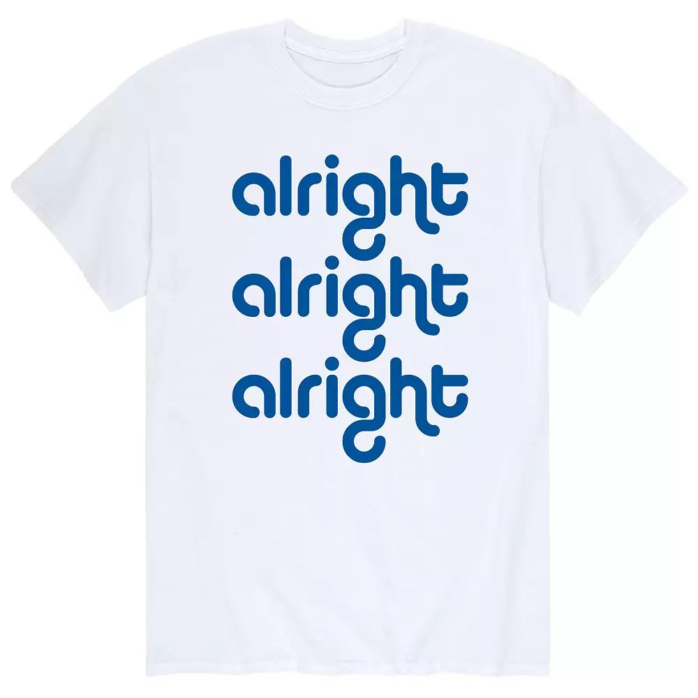 Men's Alright Alright Alright Tee,  Product Image