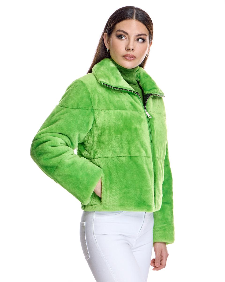 Maximilian  Julia & Stella Shearling Jacket Reversible to Nylon Product Image