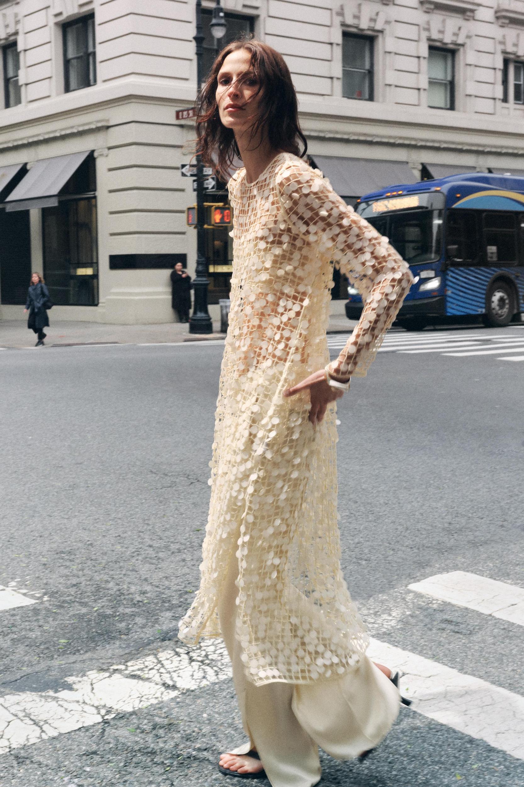 SEQUIN MAXI DRESS Product Image