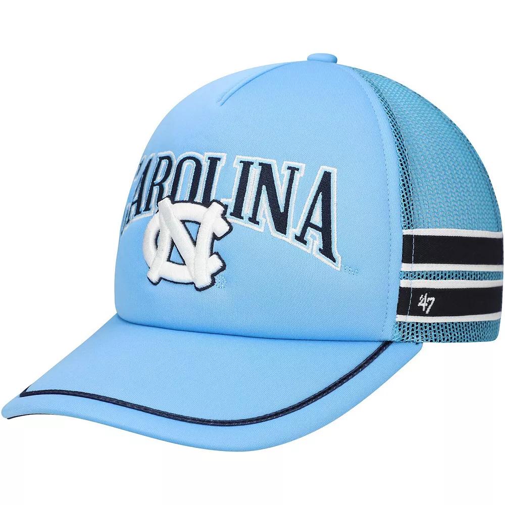 Men's '47 Light Blue North Carolina Tar Heels Sideband Trucker Adjustable Hat Product Image