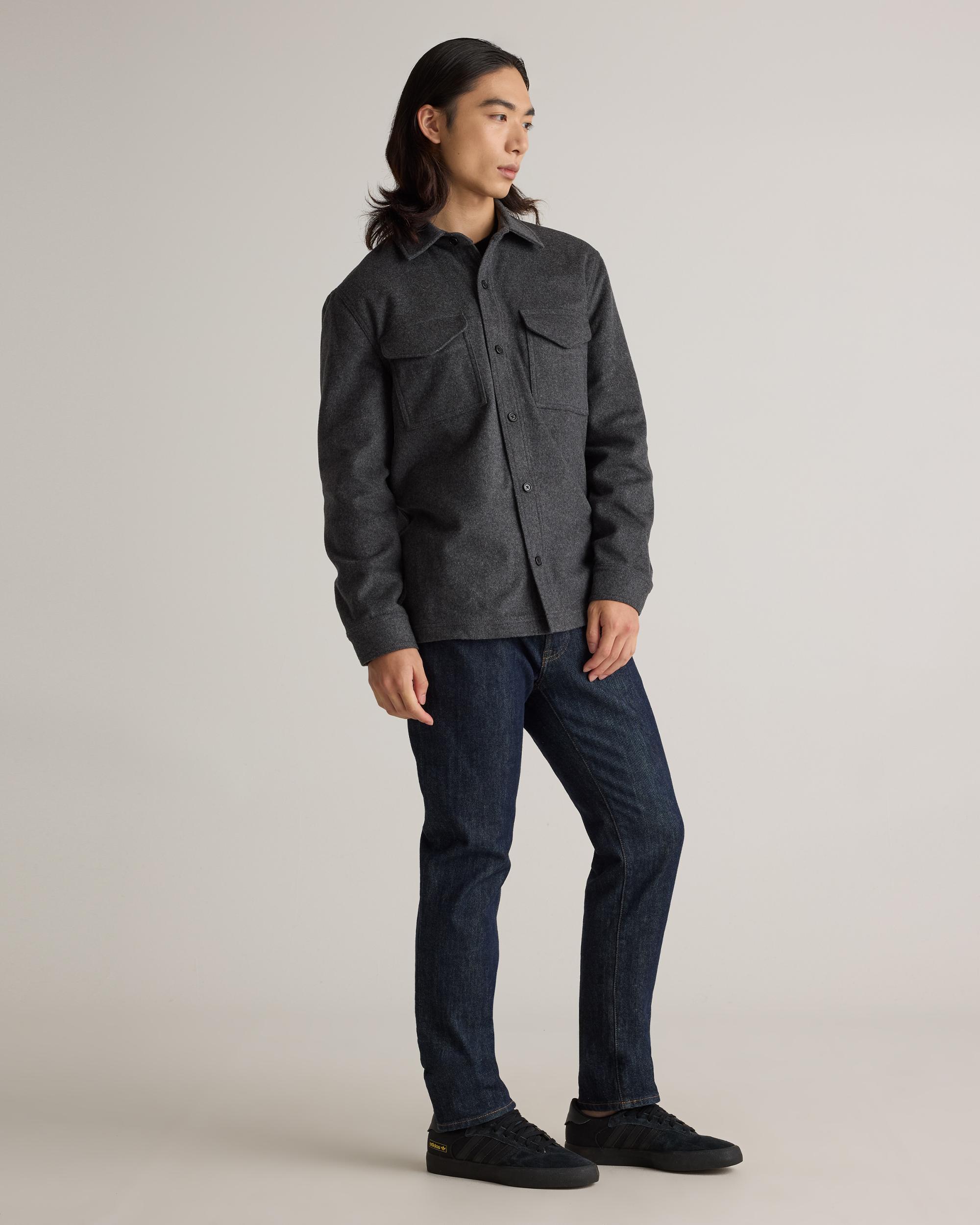 Quince | Men's Italian Wool Overshirt Wool/Nylon Product Image