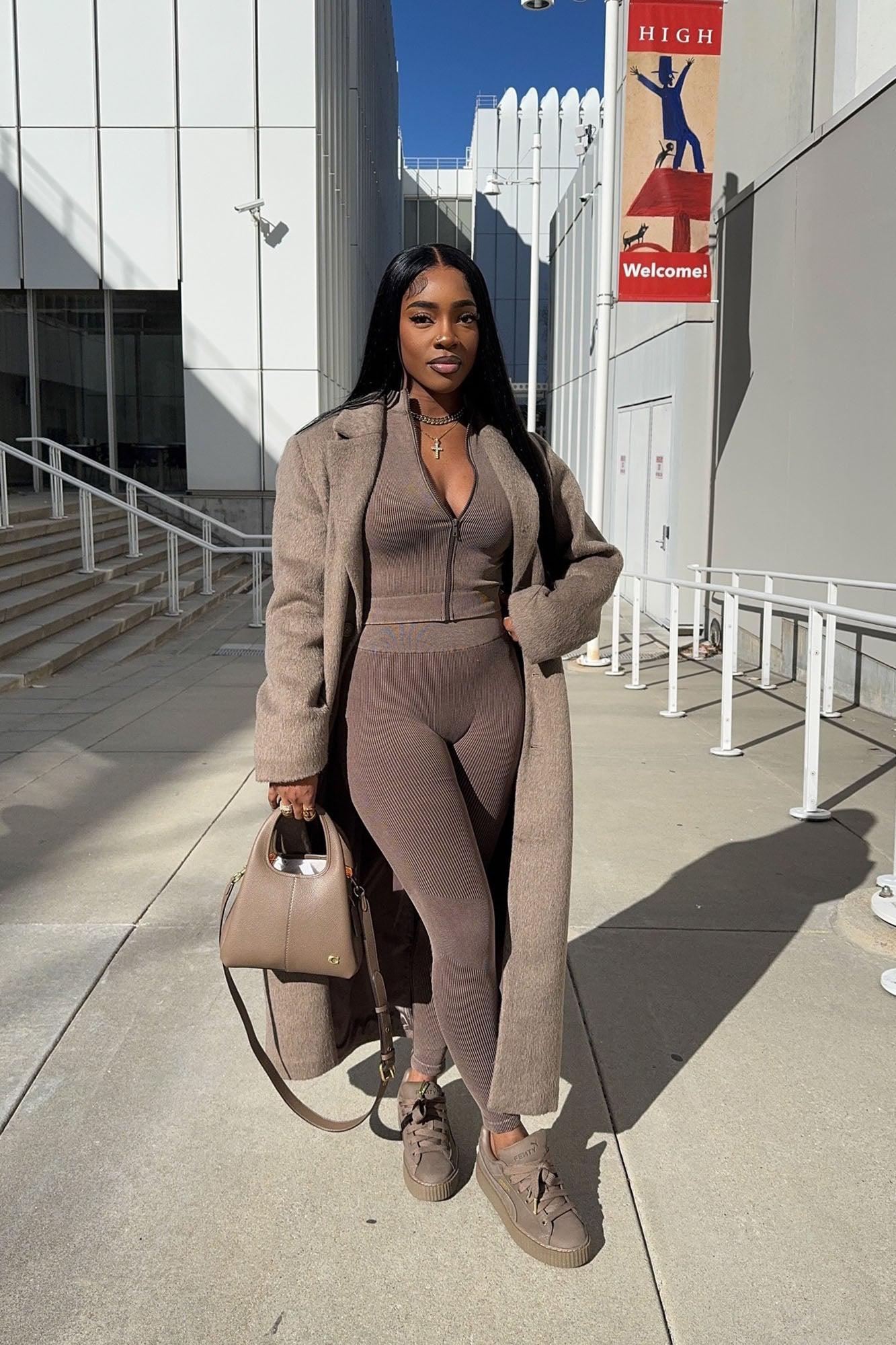 Major Body Active Jacket - Brown Product Image