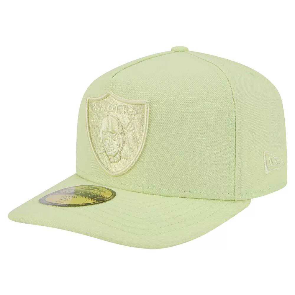 Men's New Era Light Green Las Vegas Raiders Color Pack A-Frame 59FIFTY Fitted Hat, Size: 7 7/8, Lvr Lt Gre Product Image