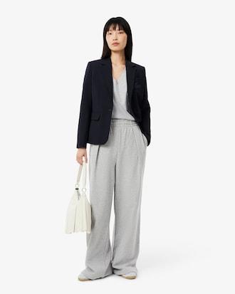 Relaxed Fit Soft Cotton V Neck T-shirt Product Image