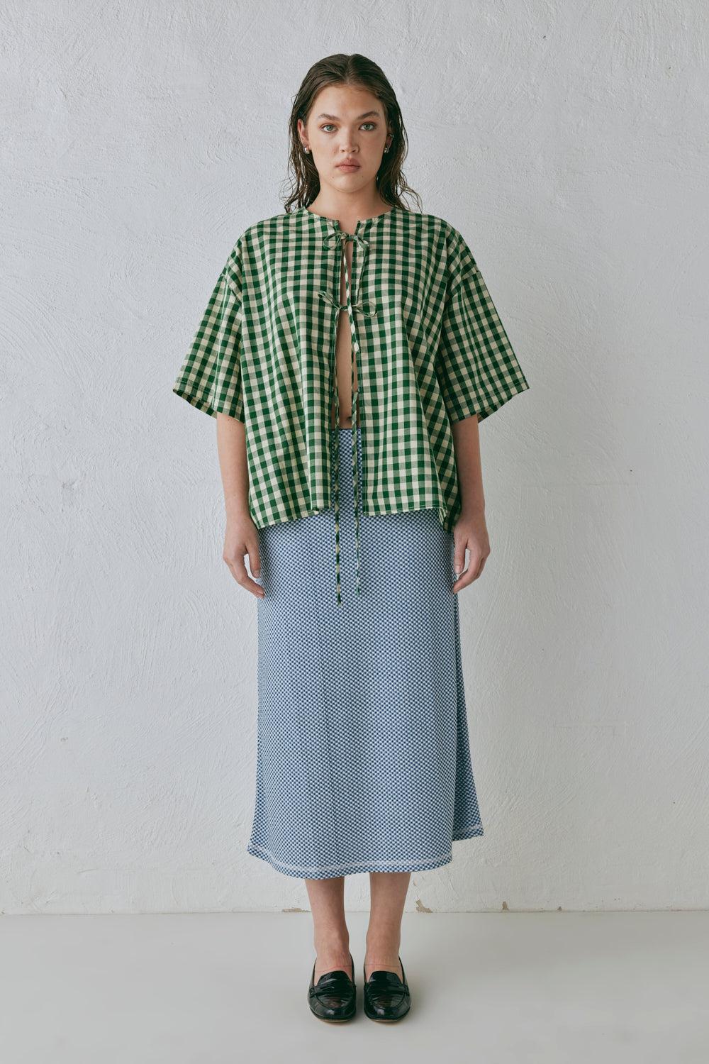Holland Midi Skirt Blue Product Image