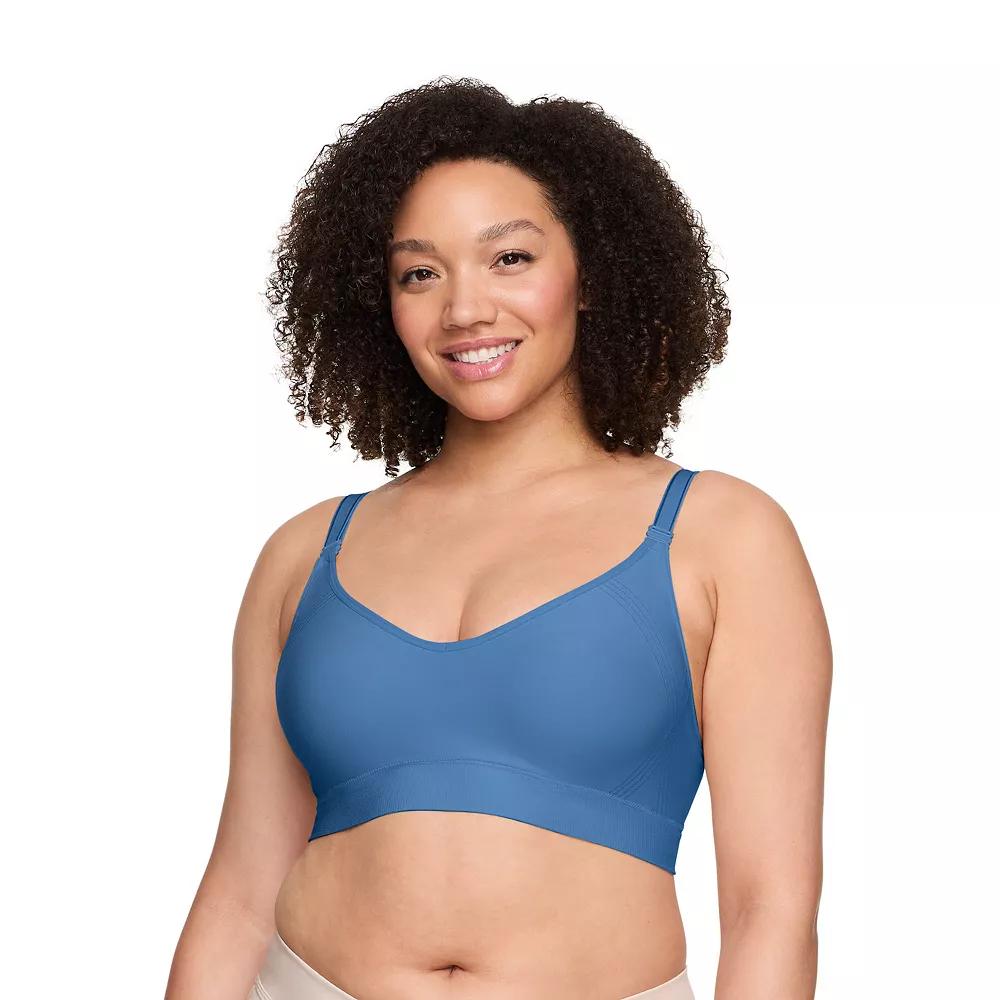 Warners Easy Does It Wireless Lift Convertible Comfort Bra RN0131A, Women's, Size: XXXL, French Blue Product Image