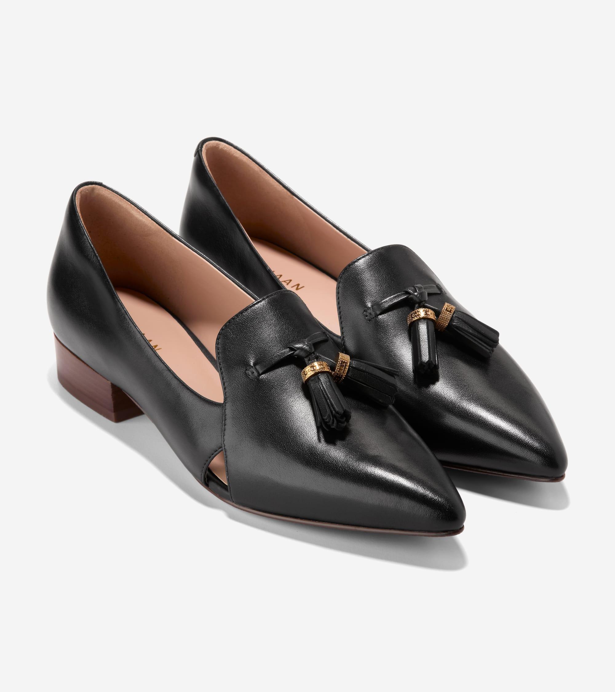 Cole Haan Womens Vanya Tassel Flats Product Image