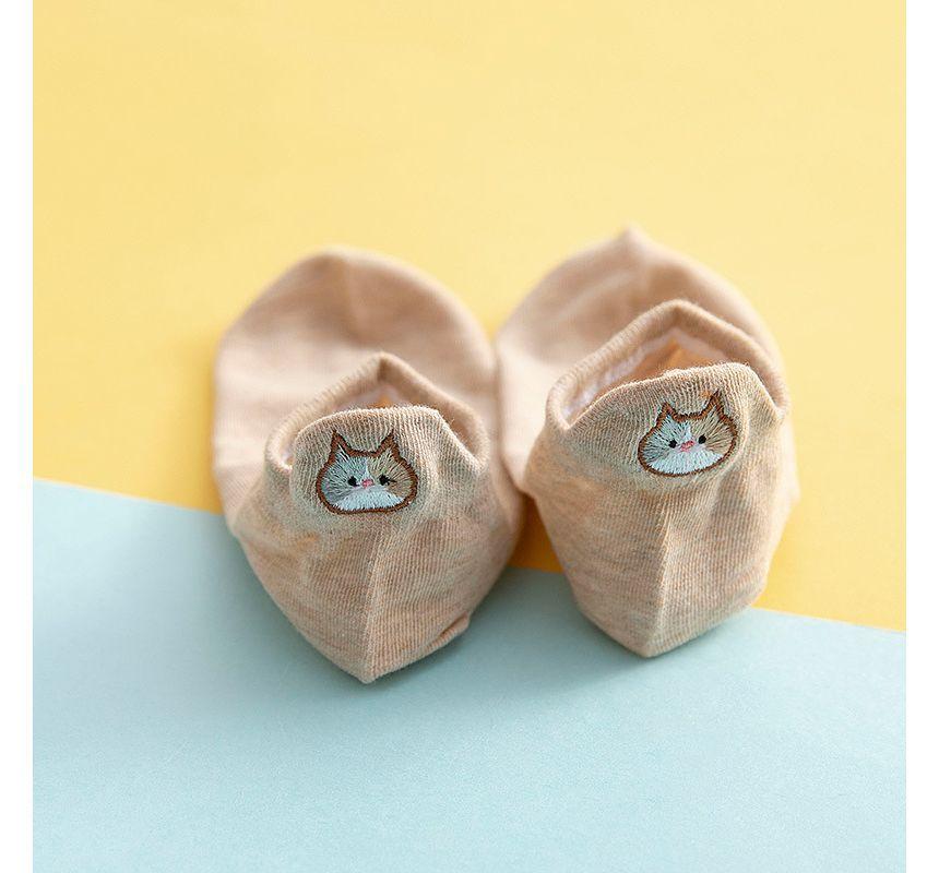 Cat Embroidered Socks Product Image