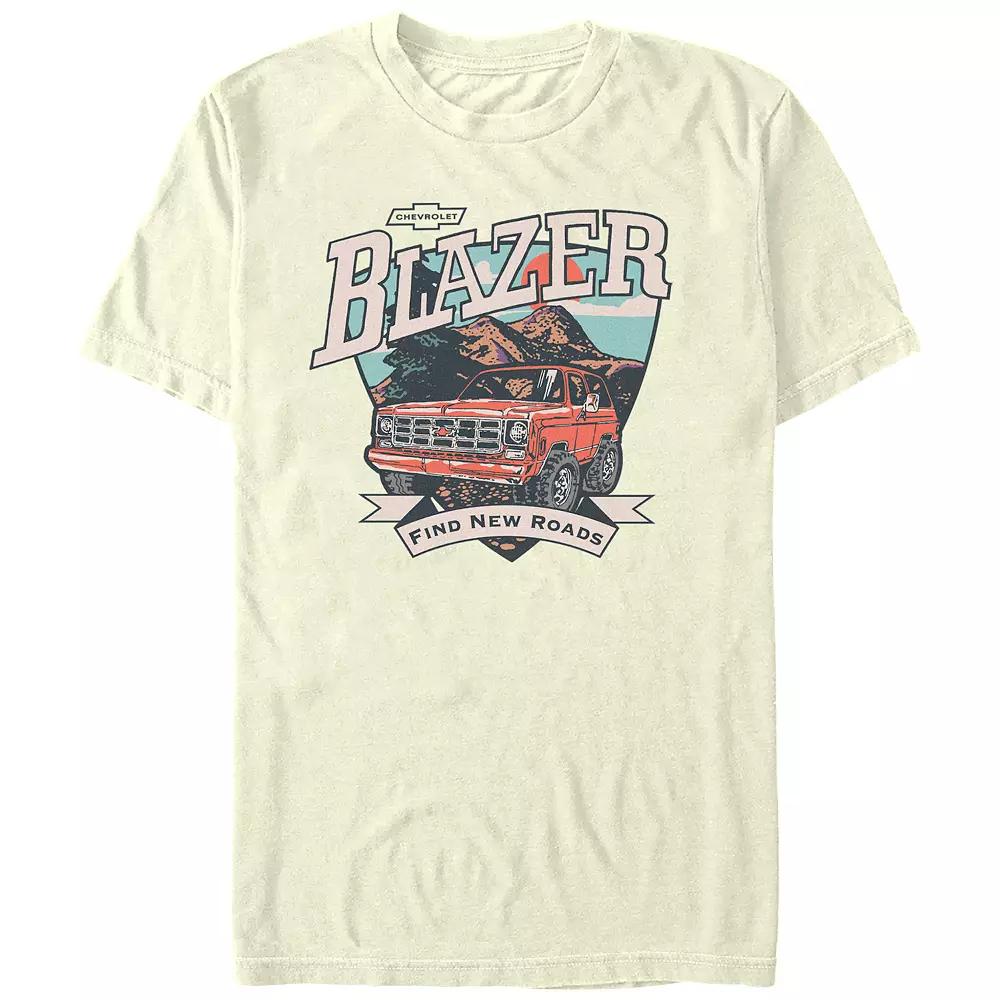 Men's Chevrolet Blazer Find New Roads Graphic Tee, Size: Medium, Natural Product Image